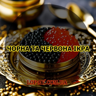 Червона і чорна ікра