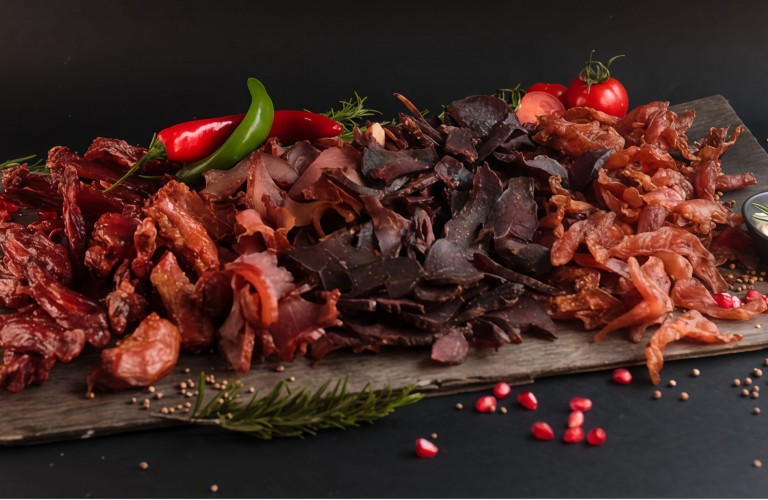 #м'ясні снеки